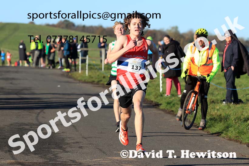Mens and Womens under-17s and under-20s 2023 Heaton Memorial 10k Road Race, Newcastle Town Moor, Newcastle.  Photo: David T. Hewitson/Sports for All Pics